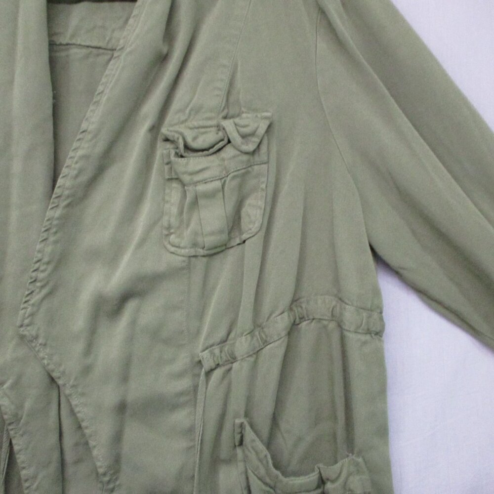 Torrid Tunic Open Top Quarter Sleeve W/ Pockets Army Green Women Size‎ | 1 - Picture 4 of 14